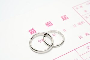 婚姻届とペアリング（令和）画像